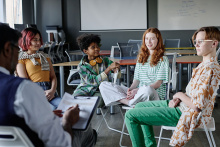 children sitting in a circle